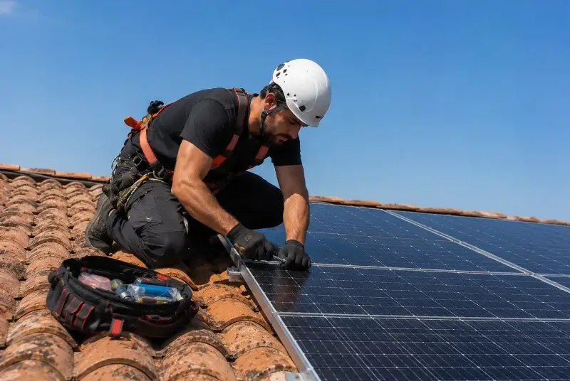 Maintenance et monitoring de panneaux solaires à Saint-Lin