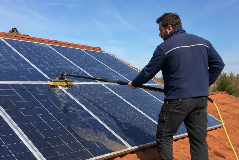 Nettoyage et entretien de panneaux solaires à Saint-Lin